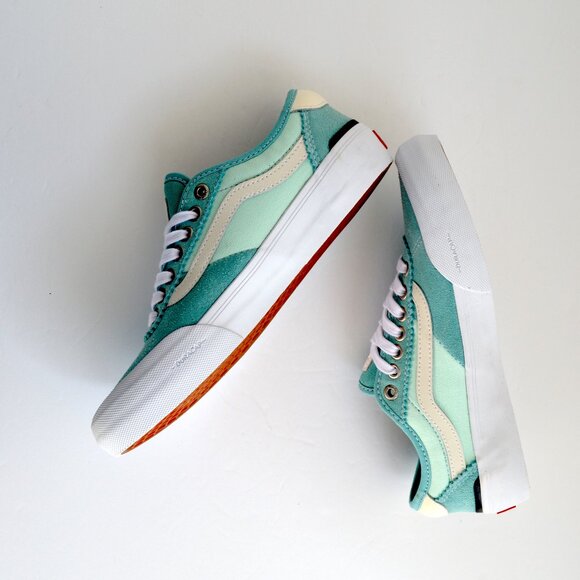 Vans Chima pro acqua haze blue soft sea sneaker shoes SUEDE woman SIZE 7 NEW - Picture 5 of 14